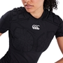 Canterbury Womens Pro Rugby Shoulder Pads - Black - Front Detail 