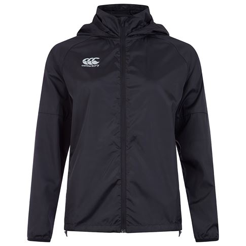Canterbury Womens Lightweight Training Jacket - Black - Front Canterbury Womens Lightweight Training Jacket - Black - Front
