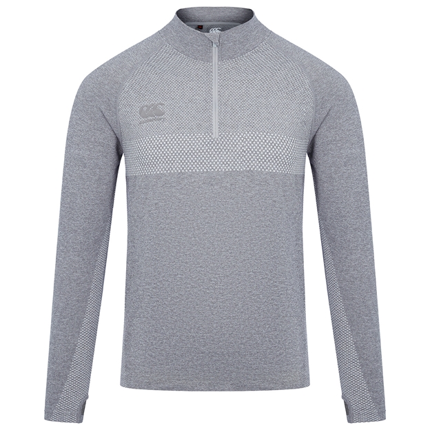 Canterbury Mens Seamless 1st Layer Top - Classic Marl - Front