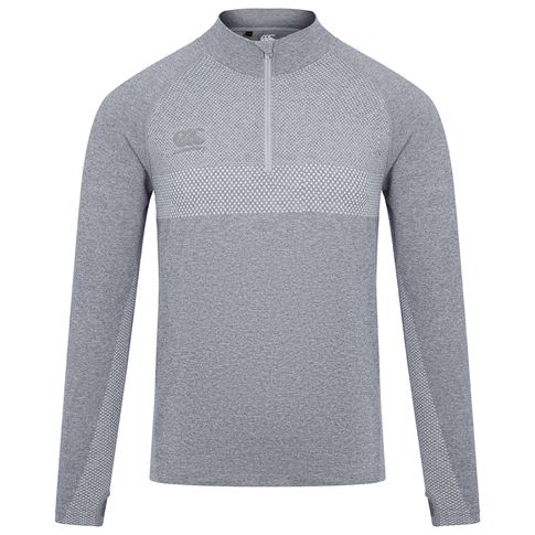 Canterbury Mens Seamless 1st Layer Top - Classic Marl - Front Canterbury Mens Seamless 1st Layer Top - Classic Marl - Front