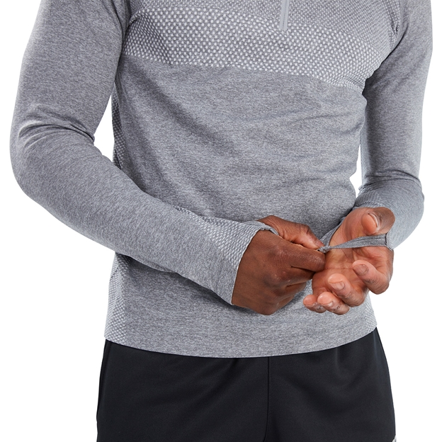 Canterbury Mens Seamless 1st Layer Top - Classic Marl - Hem