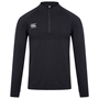 Canterbury Mens Seamless 1st Layer Top - Black - Front 