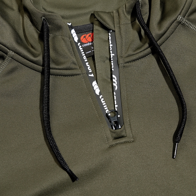 Canterbury Mens Pullover Training Hoodie - Forest Night - Zip