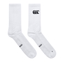 Canterbury Adults Mid Calf Grip Socks - Bright White - Flat Sock 