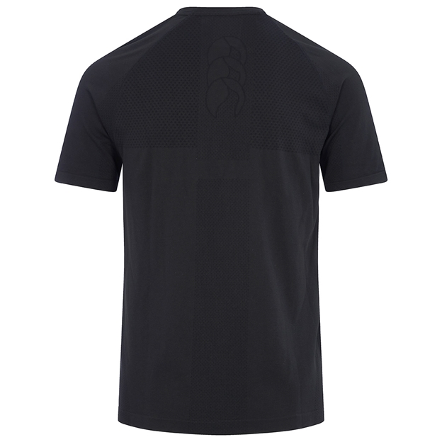 Canterbury Mens Seamless Training Tee - Black - Back