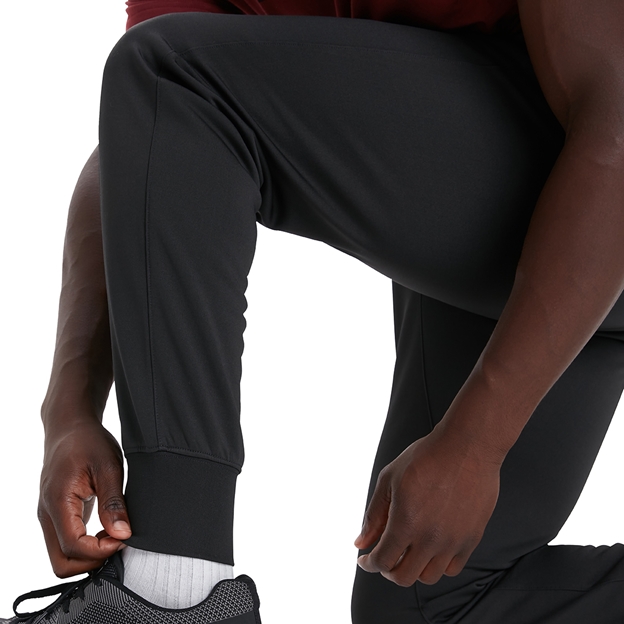 Canterbury Mens Lightweight Fleece Pants - Black and Gunmetal - 