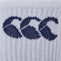 Canterbury Adults 3 Pack Crew Socks - White - Canterbury Logo 