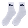 Canterbury Adults 3 Pack Crew Socks - White - Single Pair 