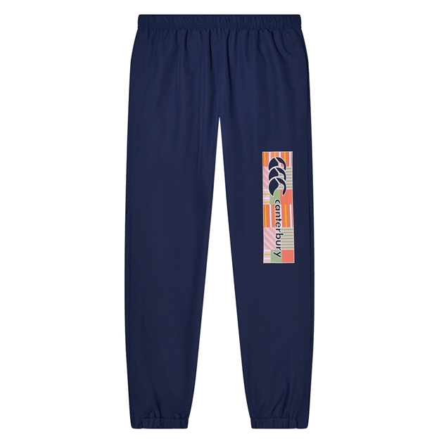 Canterbury Womens Tapered Cuffed Stadium Pants - Peacoat - Front