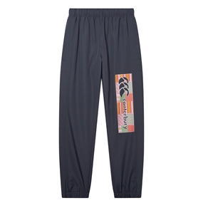 Canterbury Kids Tapered Cuffed Stadium Pants - Ebony - Front