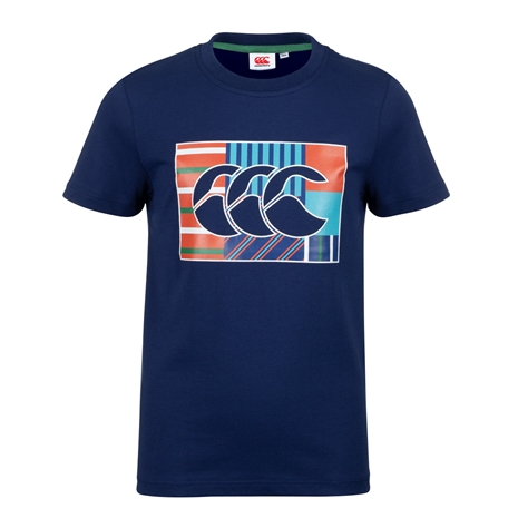 Canterbury Kids Uglies T-Shirt - Blue Print - Front