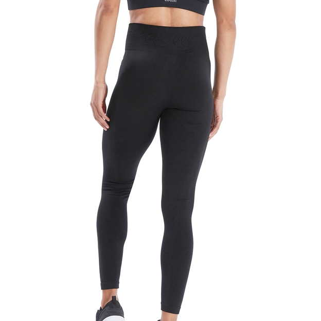 Canterbury Womens Seamless Leggings - Black - Model Back