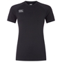 Canterbury Womens Seamless Training Tee - Black - Front 