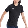 Canterbury Womens Seamless Training Tee - Black - Model Front 