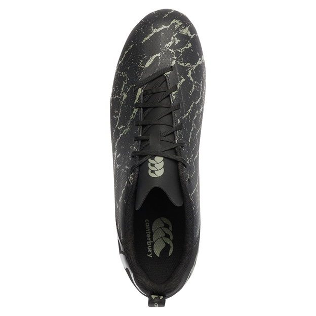 Canterbury Adults Speed Team FG Rugby Boots - Black - Birds Eye 
