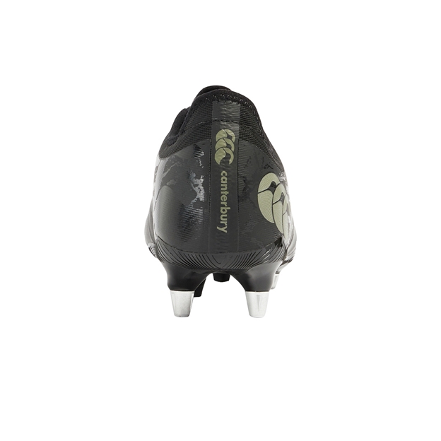 Canterbury Adults Phoenix Genesis Pro Rugby Boots - Black - Heel