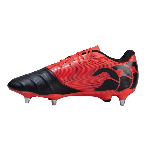 Canterbury Adults Phoenix Genesis Team Rugby Boots - Oxy Fire - 