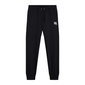 Canterbury Cuffed Sweat Pants Black - Front