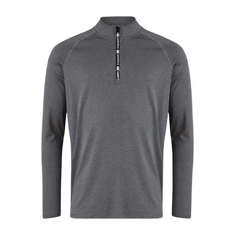 Canterbury Mens Vapodri 1st Layer Top - Medium Grey Marl - Front