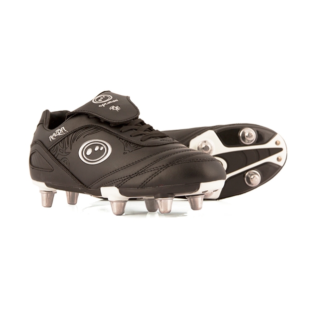 Optimum Razor Rugby Boots Black Kids - Front