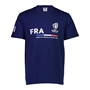 Mens France Rugby World Cup 2023 Supporters Tee - Navy - Front 