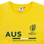 Mens Australia Rugby World Cup 2023 Supporters Tee - Gold - Logo 