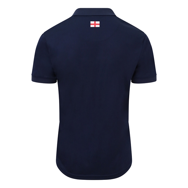 England X Rugby World Cup 2023 Mens Lightweight Polo - Navy - Ba