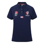 England X Rugby World Cup 2023 Womens Cotton Polo - Navy - Front 