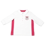 Brecrest Babies England Classic Rugby Shirt - White Long Sleeve  