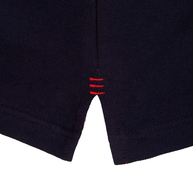 Mens Rugby World Cup 2023 Logo Polo - Navy - Hem