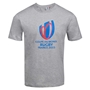 Mens Rugby World Cup 2023 Logo Tee - Grey - Front 