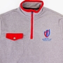 Mens Rugby World Cup 2023 No. 8 Fleece - Grey - Logos 