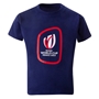 Kids Rugby World Cup 2023 Logo Tee - Navy - Front 