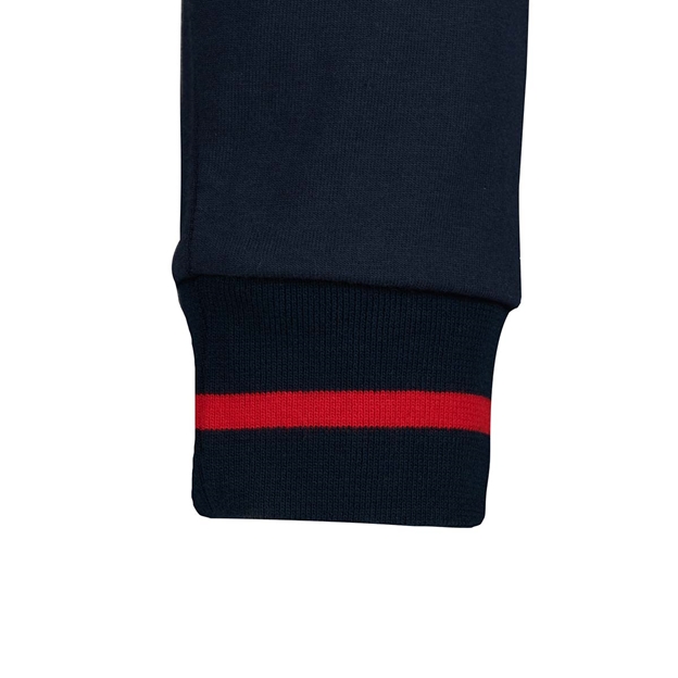 Mens Rugby World Cup 2023 Logo Rugby Shirt - Navy Long Sleeve - 