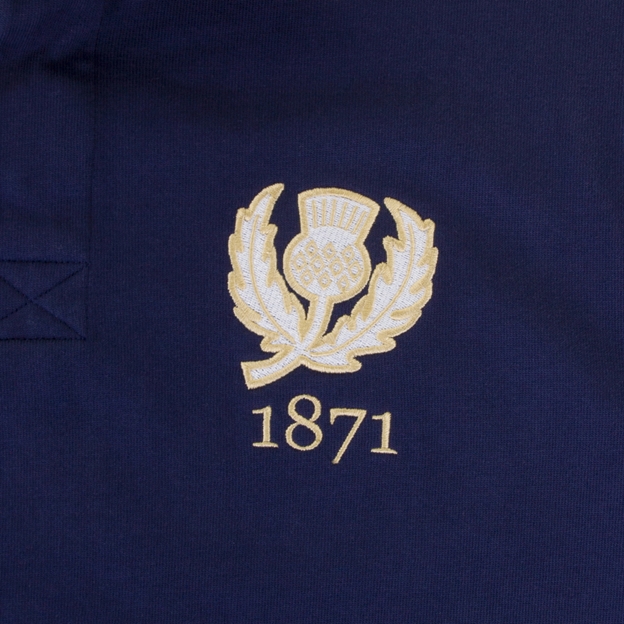 Rugbystore Scotland 1871 Mens Rugby Shirt - Long Sleeve Navy - 1