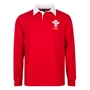 Rugbystore Wales 1881 Mens Rugby Shirt - Long Sleeve Red - Front 