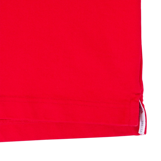 Rugbystore Wales 1881 Mens Rugby Shirt - Long Sleeve Red - Hem