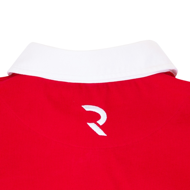 Rugbystore Wales 1881 Mens Rugby Shirt - Long Sleeve Red - Top o