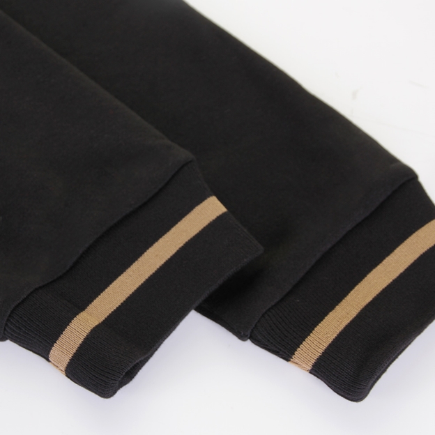 Mens Rugby World Cup 2023 Webb Ellis Zip Hoodie - Black - Cuffs