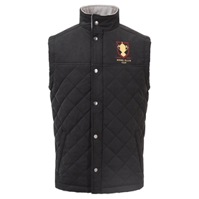 Mens Rugby World Cup 2023 Webb Ellis Gilet - Black - Front