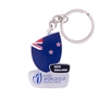 Rugby World Cup 2023 New Zealand Flag Keyring - Front 