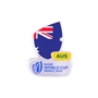 Rugby World Cup 2023 Australia Flag Pin Badge - Front 