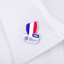 Rugby World Cup 2023 France Flag Pin Badge - On a Shirt 