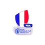 Rugby World Cup 2023 France Flag Pin Badge - Front 