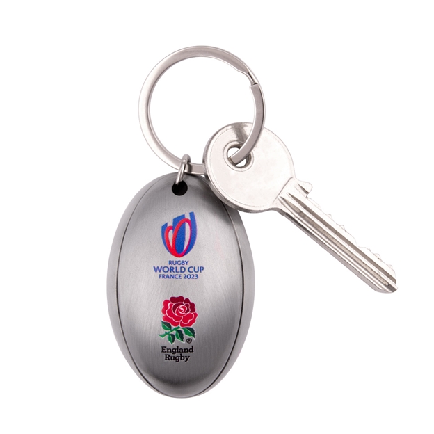 Rugby World Cup 2023 England Rugby Bottle Opener - Front with Ke