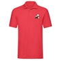 Mens Japan Cotton Polo - Red - Front 