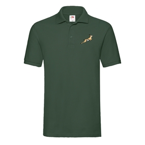 South Africa Classic Cotton Pique Polo Bottle - Front