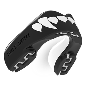 SafeJawz Black Fangz Mouthguard - Main