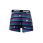 Bawbags Scotland Mens Striped Underwear - Navy - Back 