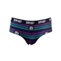 Bawbags Scotland Womens Striped Underwear - Navy - Front 